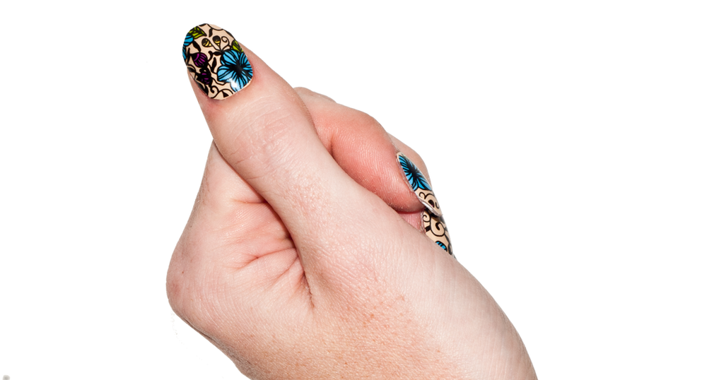 Botanical - Nail Wrap - Scratch - 3