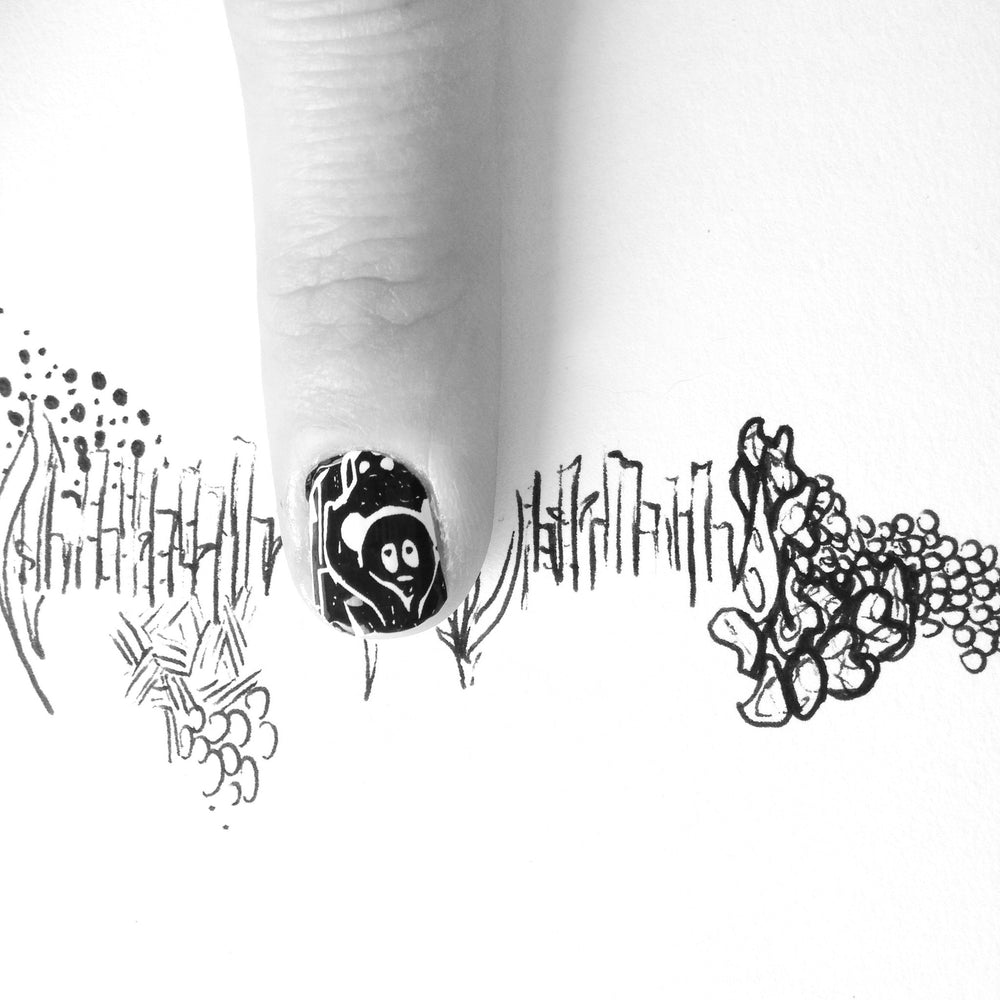 Where's Panda? - Nail Wrap - Scratch - 6
