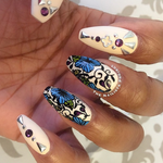 Botanical - Nail Wrap - Scratch - 5