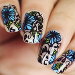 Botanical - Nail Wrap - Scratch - 6