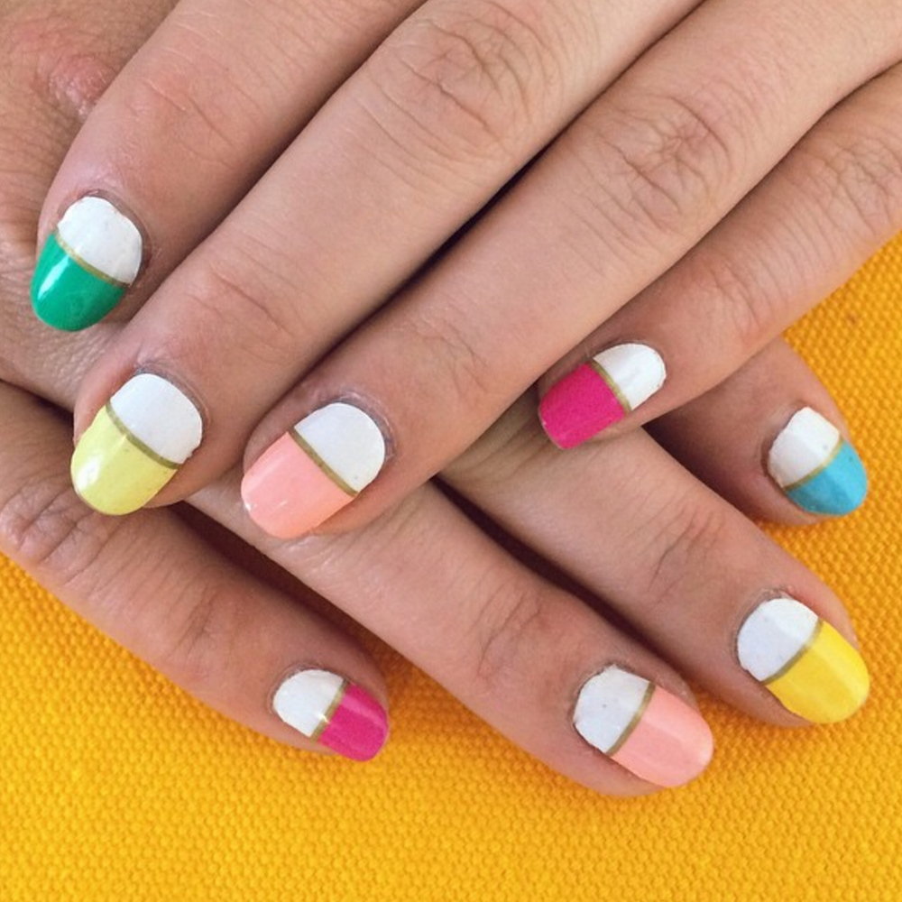 Day-glo - nail wraps - Scratch - 6