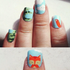 Fiery Foxes - nail wraps - Scratch - 5