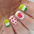 Strawberry Fields - nail wraps - Scratch - 6
