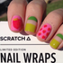 Strawberry Fields - nail wraps - Scratch - 7