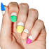 Day-glo - nail wraps - Scratch - 3