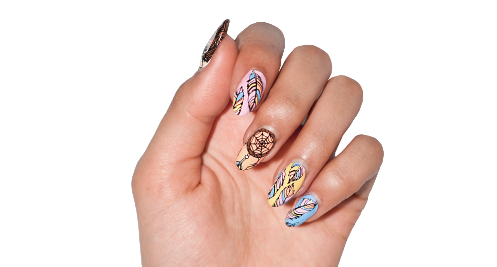 Take Flight - nail wraps - Scratch - 3