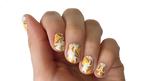 Golden Grooves - nail wraps - Scratch - 3