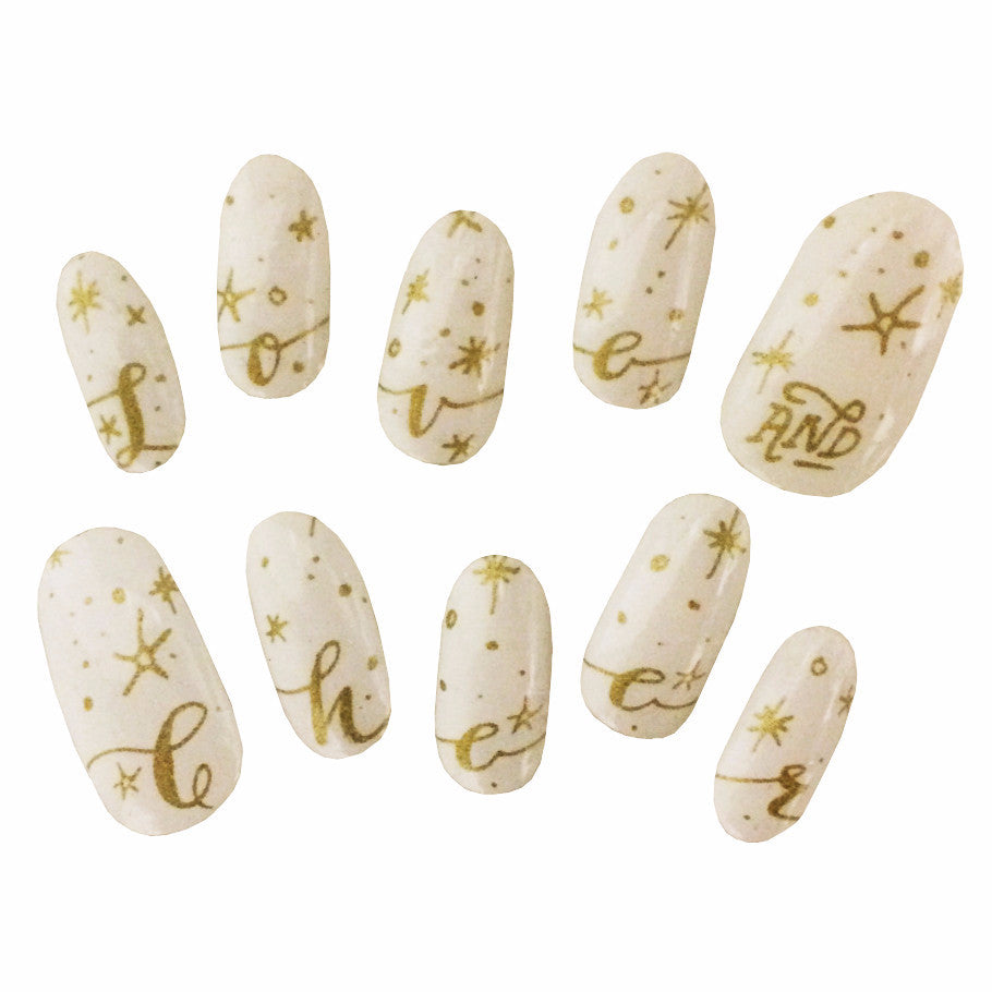 Love and Cheer - Nail Wrap - Scratch - 4