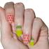 Strawberry Fields - nail wraps - Scratch - 2